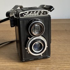 Macchina fotografica vintage LOMO LUBITEL 2 TLR 120 mm medio formato URSS pellicola russa 