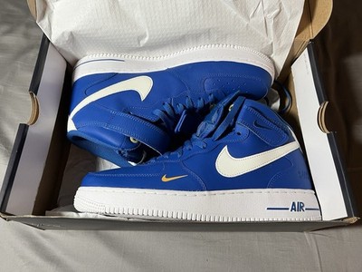 Size 10 - Nike Air Force 1 '07 LV8 Mid 40th Anniversary - Blue Jay