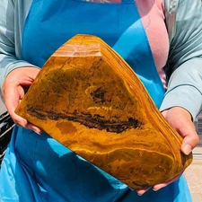 2950g Rare Natural Beautiful Tiger Eye Mineral Crystal Specimen Healing 1030