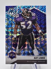 Ray Lewis BLUE REACTIVE PRIZM  2021 Panini Mosaic #21