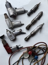 Vintage Pneumatic Air Tools Snap-on Mac Chicago Pneumatic Ingersoll HVAC Gauges