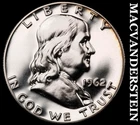 1962 Franklin Half Dollar- Silver- Choice Gem Proof Luster No Reserve #J2932