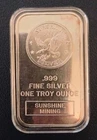 1 oz .999 Sunshine Mining fine silver