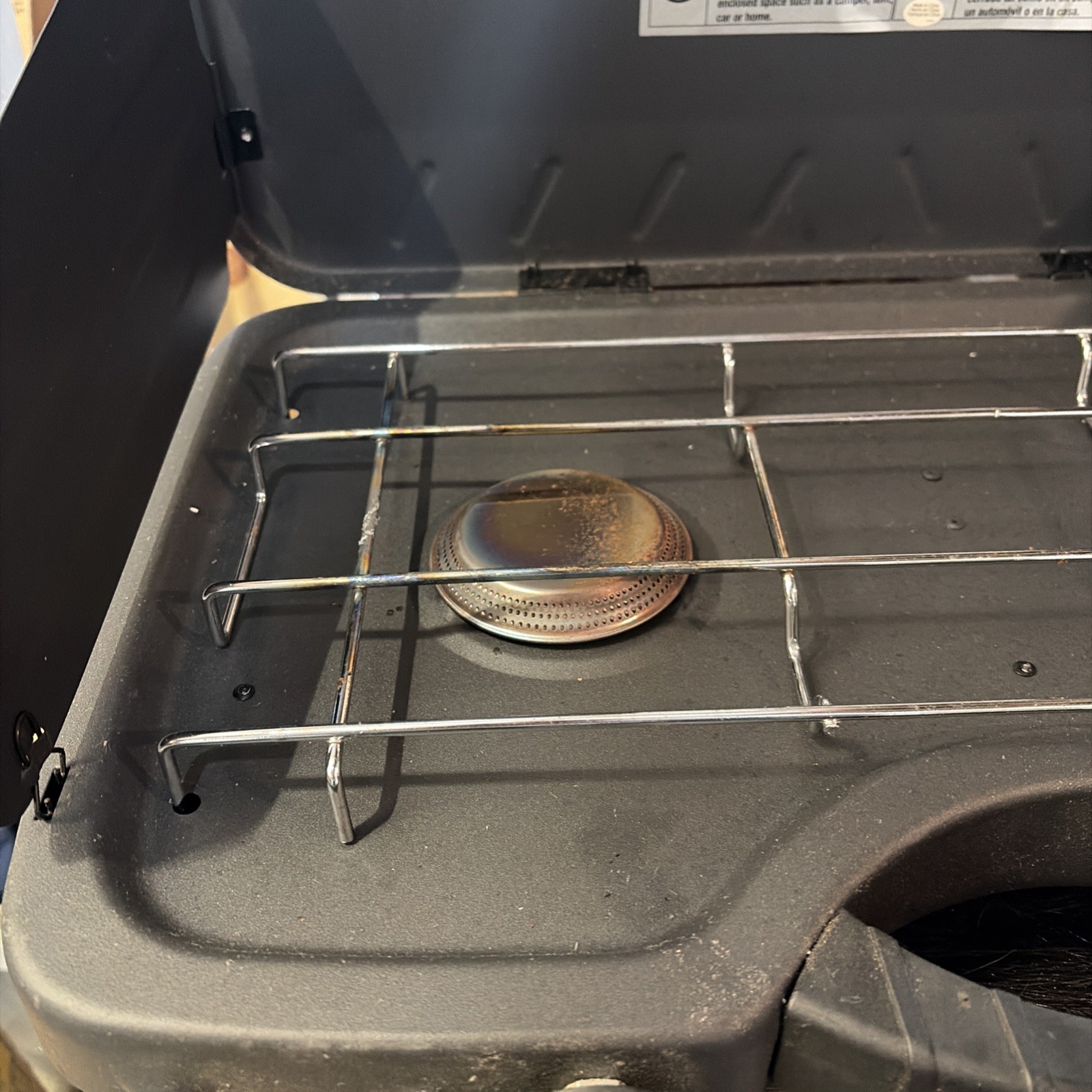 Propane 2 Burner Camping Stove Clean