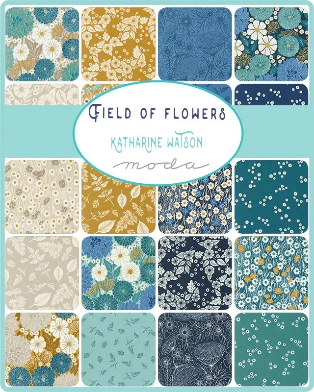 Moda Fabrics Field of flowers Layer Cake 10" x 10" NEW - Image 2 of 2