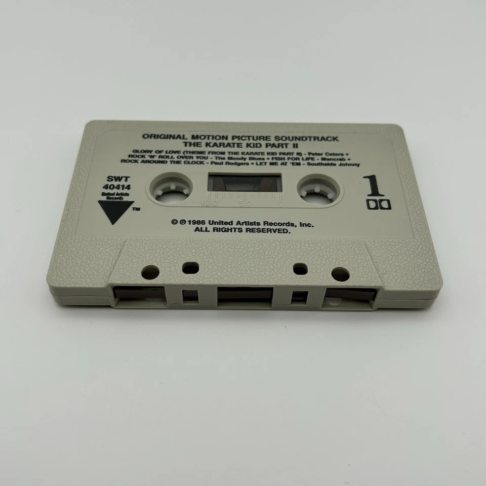 LOT OF 2: The Karate Kid Part II + Part III Motion Picture Soundtrack Cassettes - Image 4 of 4