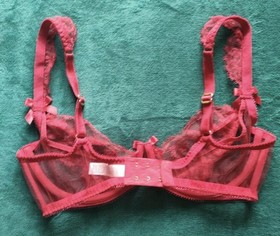 Agent Provocateur Set Bra & Suspender Belt Pink Lace Willa Unworn Valentine gift