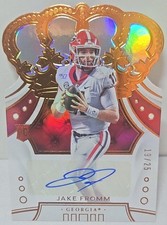 2020 Panini Chronicles Draft Picks - Crown Royale Draft Picks Jake Fromm #46...