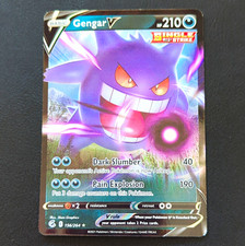 gengar v pokemon card value Pokemon Single Card GENGAR V 156/264 FUSION STRIKE : Amazon.co.uk: Toys &  Games