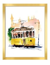 Annecy 10x14 Gold Picture Frame, Simple Design Photo Display Wall Mount Pack