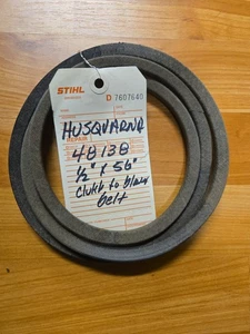 Husqvarna 48138 V BELT 1/2" X 56" FITS CRAFTSMAN SNOW BLOWER  NEW OEM
