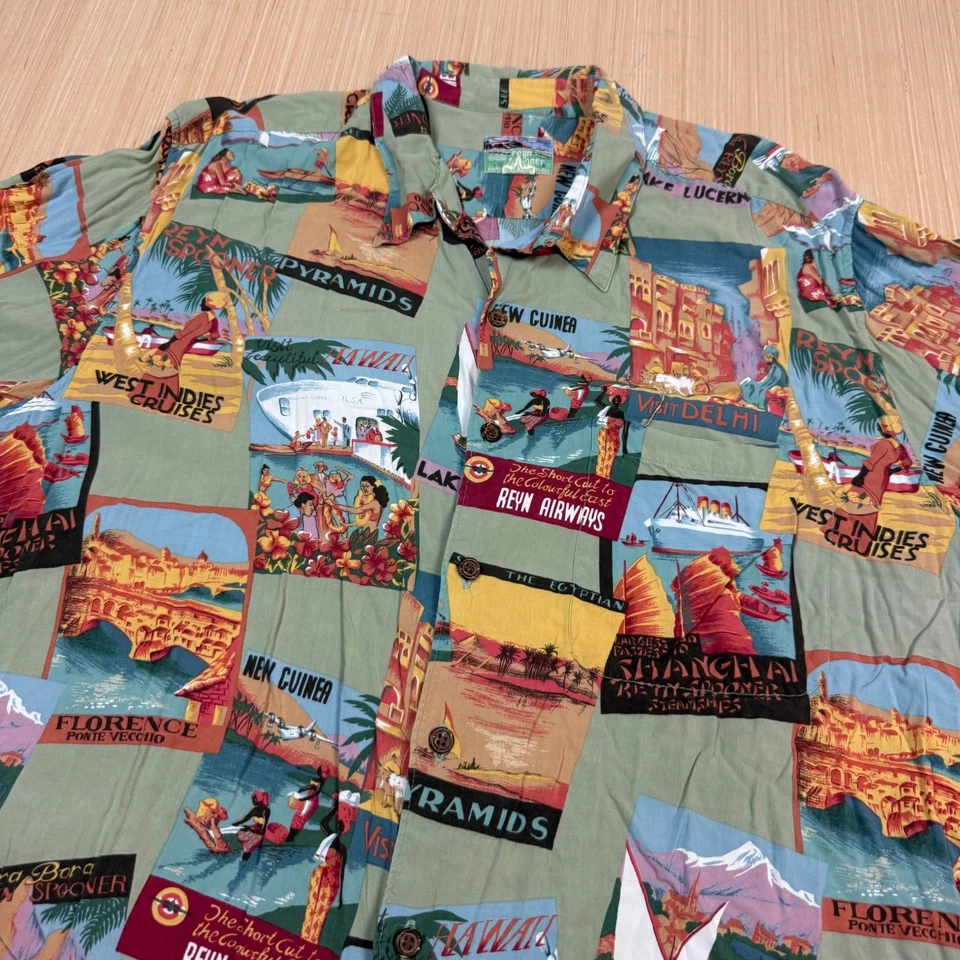 Vintage Reyn Spooner Hawaiian Shirt camp Boca Boca Florence West Indies 90s XXL - Image 2 of 4