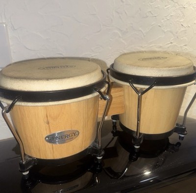 Toca Synergy Series Bongo DRUM Set Natural Color