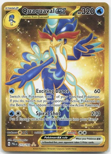 Quaquaval ex 273/193 Hyper Rare Paldea Evolved Pokemon Near Mint