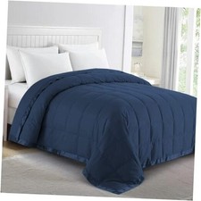 Blankets Size - Soft Lightweight Down Blanket for All King 07 Navy Blue