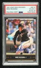 PSA/DNA 1991 Leaf Gold Rookies Bonus Mike Mussina #BC12 PSA/DNA 4 Auto HOF 13wg