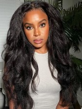 UNice Hair Indian Kinky Yaki Straight Bundles Human Hair Weaves Extensions Wefts