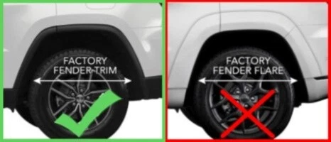 Guardabarros HUSKY guardabarros para Jeep Grand Cherokee Limited 11-21 pares delanteros y traseros Foto 2 de 4