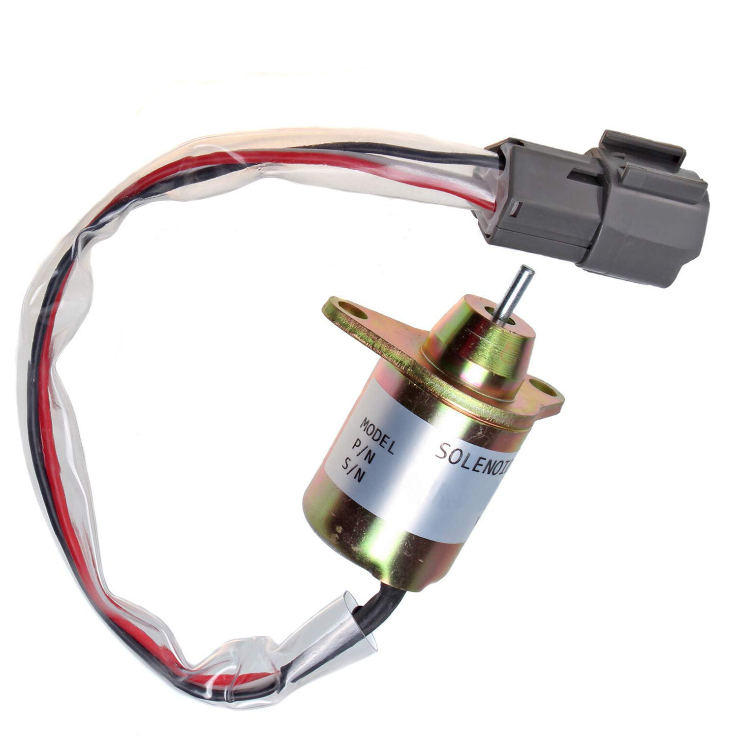 M810324 Fuel Shutoff Stop Solenoid for John Deere Tractor 4200 4300 4600 4700