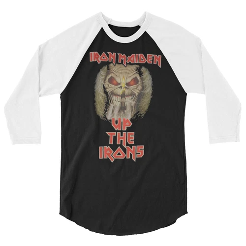 Iron Maiden Unisex 3\4 Sleeve Baseball Tee
