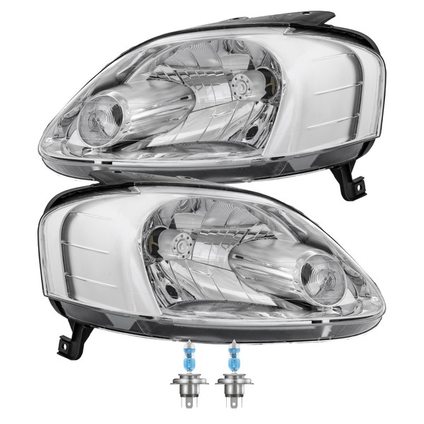 Halogen Scheinwerfer Hauptscheinwerfer Set H4 FüR VW Fox Inklusive Lampen-image