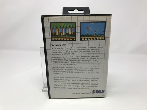 Wonder Boy (1987) - Sega Master System SMS - Complete in box CIB - RARE - Picture 3 of 3