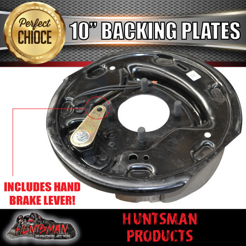 10" 5 Stud Trailer Electric Drum Brake Kit & Handbrake Levers. S.G Cast