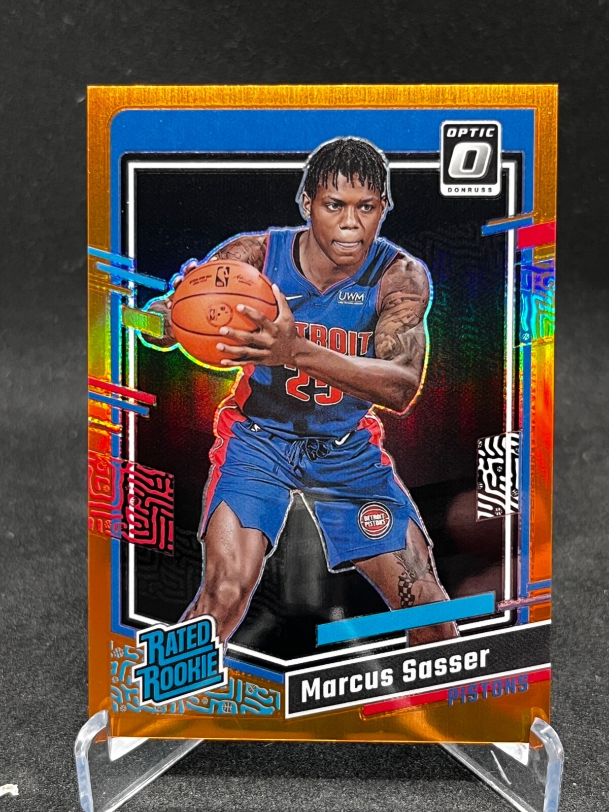 2023-24 Donruss Optic Orange #242 Marcus Sasser RR RC 052/199