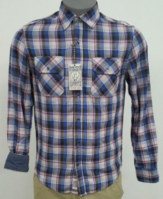 Flag & Anthem Pink Multi Color Plaid Western Style L/S Men's Shirt S NWT $59.50