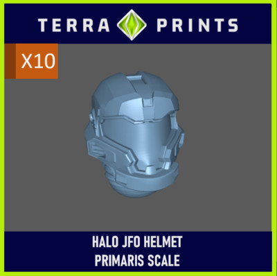 HALO JFO HELMET (10x) compatable with warhammer 40k Primaris / Guard