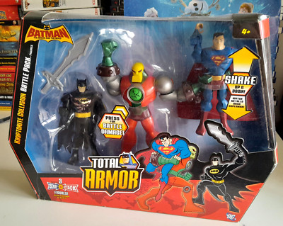Actionfigur Battle Pack Total Armor Kryptonite Collision Dc Batman Superman