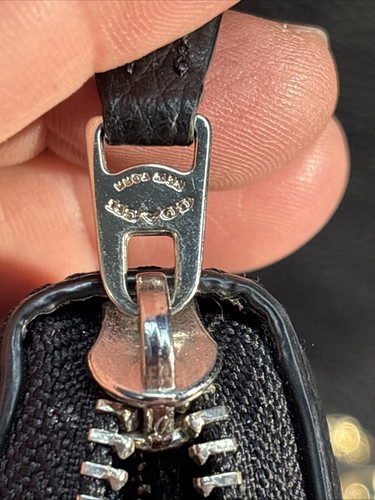Coach Ellie Aktentasche Pebbled Leder Umhängetasche C1648 schwarz mit Geldbörse P1 - Bild 12 von 14