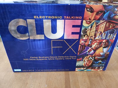 CLUE FX Electronic Talking 3D Mansion Mystery Board Game Parker Bros | eBay