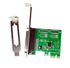 Parallel Port DB25 LPT Printer PCI-E Express Card Converter Adapter Low Profile