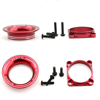 Drift Racing ESC Motor Metall Lüfterabdeckung Lufteinlass für RC Car 30 x 30MM
