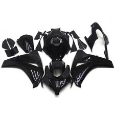 Fairing Kit For 2008-2011 Honda CBR1000RR Injection Plastic Gloss Black Bodywork