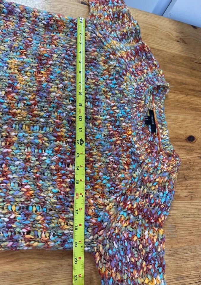 Suéter Forever 21 Mujer Mezcla Mohair Multicolor Talla Pequeña Foto 3 de 4