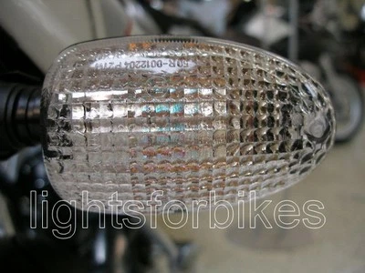 Lentes intermitentes transparentes blancas BMW R 850 GS R 1100 GS R 1150 GS clear signal lens