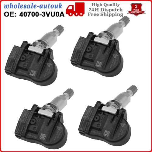 4PCS WHEEL TIRE PRESSURE MONITORING SENSOR FOR Nissan Renault 407003VU0A 433MHZ - Picture 3 of 12