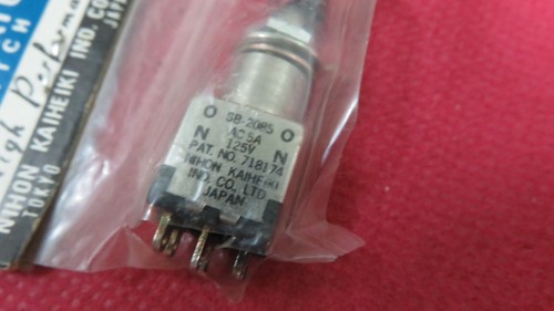 INTERRUPTOR SUB-MINIATURA NIHON KAIHEIKI SB-2085 AC 5A 125V - Imagen 3 de 4