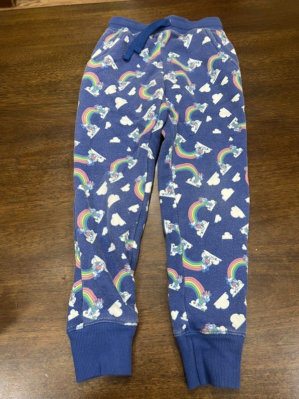 Disney Spotted Zebra Minnie And Mickey Mouse Pants Small Girls