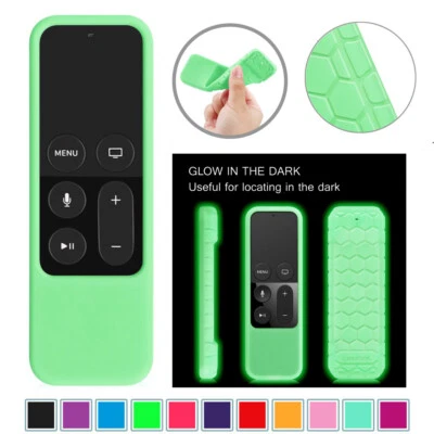 For Apple TV (4th Gen) Siri Remote Controller Anti Slip Silicone Case Cover Skin