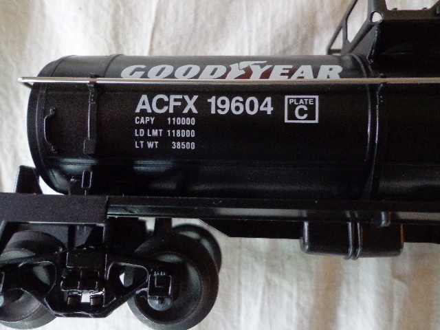 LIONEL O 0/27 SINGLE DOME TANK CAR GOODYEAR TANK CAR ACFX 19604 | eBay