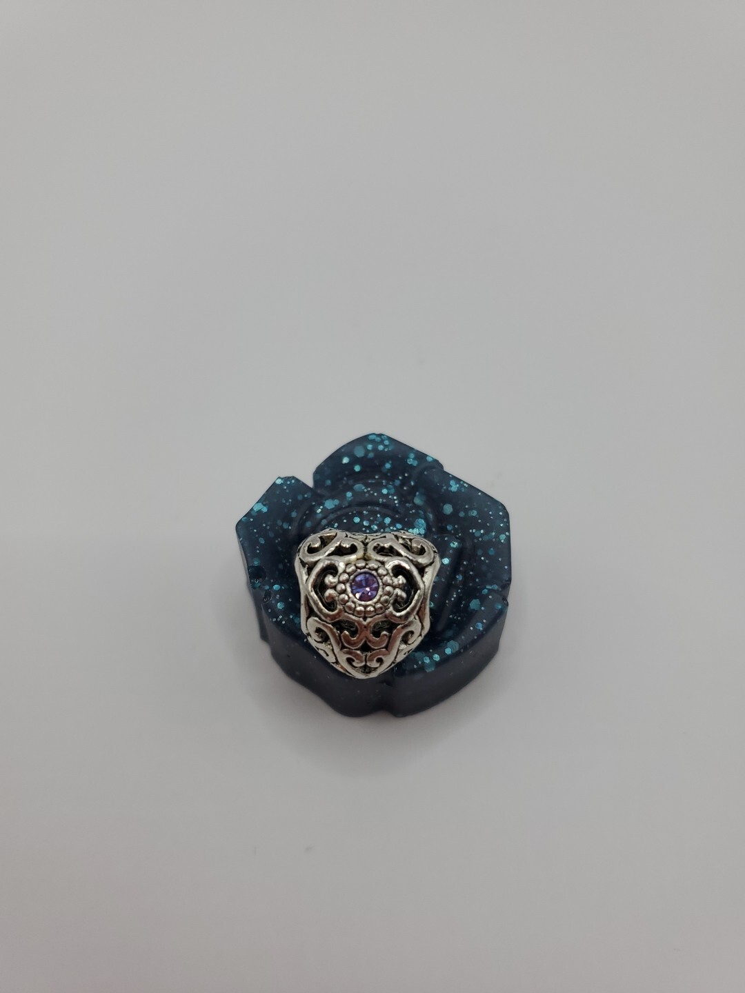 Exquiste Pandora SIGNATURE HEART Openwork Birthst… - image 1