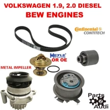 Timing Belt Water Pump Kit Fits VW Diesel TDI 1.9 BEW Timing Belt CONTI