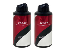 BATH  BODY WORKS SPORT MEN'S BODY SPRAY 3.7 OZ ea SET OF 2 PCS 