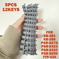 5X 12Note For Yamaha KB 281 290 PSR GX76 E423 E433 S650 YTP420 Conductive Rubber
