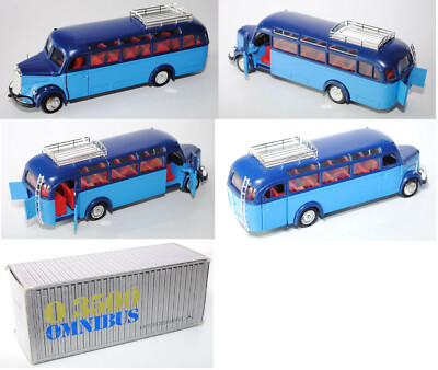 A35 1:40 NZG Nzg 218 Mercedes-Benz Omnibus 3500 1949 Rouge Noir Nmib
