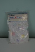 Vintage Fisher Price Crib Ruffle Skirt Stars Dundee 1991 USA Cow Over the Moon