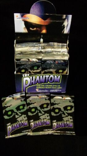 'The Phantom' Lot of 3 Boosters, New & Sealed, 1996 Inkworks Limited Edition - Picture 1 of 5
